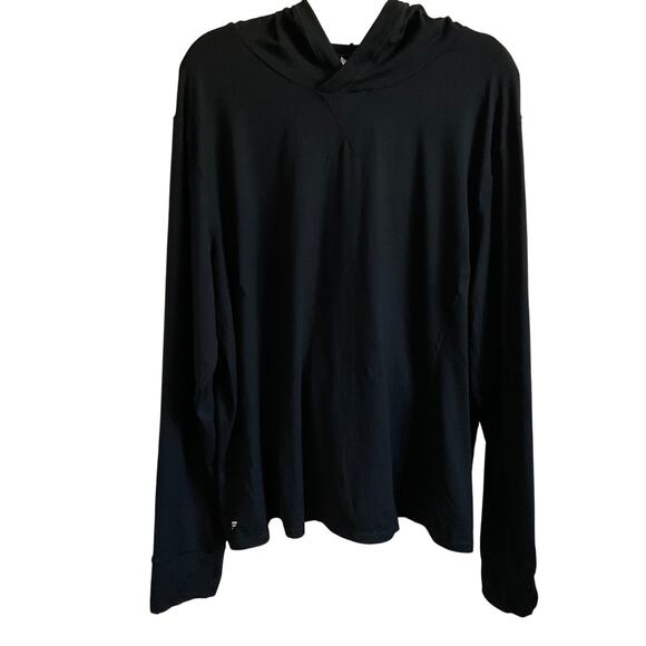 Fabletics Black Athletic Hoodie with Pockets - Size 4X - Picture 1 of 9